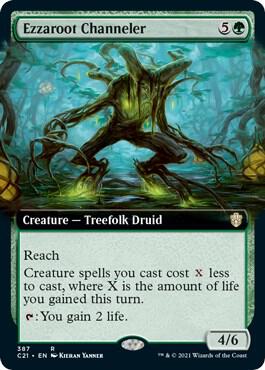 Ezzaroot Channeler (Extended Art) card image
