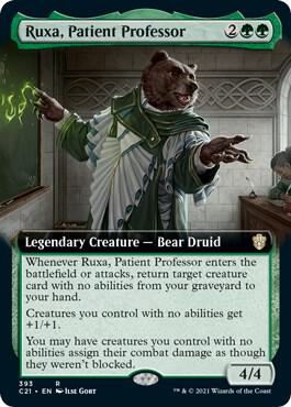 Ruxa, Patient Professor (Extended Art) card image