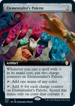 Elementalist's Palette (Extended Art) card image