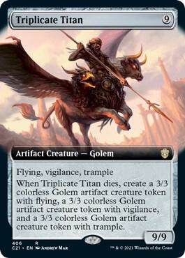 Triplicate Titan (Extended Art) card image