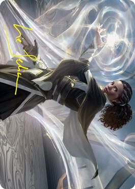 Clever Lumimancer Art Card (Gold-Stamped Signature) card image