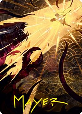 Defiant Strike Art Card (Gold-Stamped Signature) card image