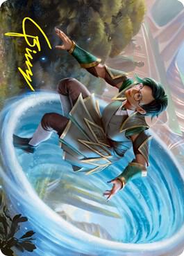 Vortex Runner Art Card (Gold-Stamped Signature) card image
