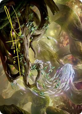 Emergent Sequence Art Card (Gold-Stamped Signature) card image
