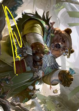 Professor of Zoomancy Art Card (Gold-Stamped Signature) card image