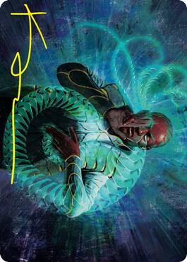 Biomathematician Art Card (Gold-Stamped Signature) card image