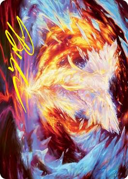 Magma Opus Art Card (Gold-Stamped Signature) card image