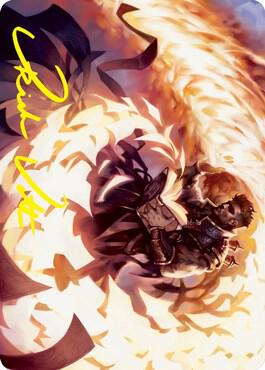 Revel in Silence Art Card (Gold-Stamped Signature) card image