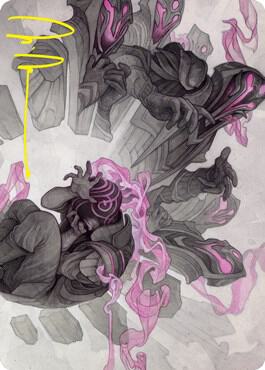 Rise of Extus Art Card (Gold-Stamped Signature) card image