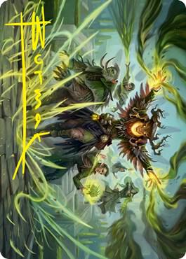 Witherbloom Command Art Card (Gold-Stamped Signature) card image