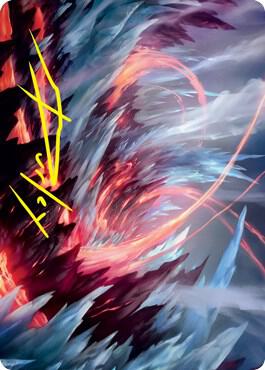 Frostboil Snarl Art Card (Gold-Stamped Signature) card image