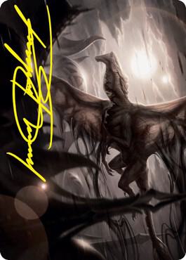 Shadrix Silverquill Art Card (Gold-Stamped Signature) card image