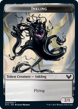 Inkling (4) // Pest (5) Double-Sided Token card image
