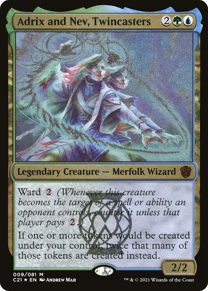 Adrix and Nev, Twincasters (Display Commander) - Thick Stock card image