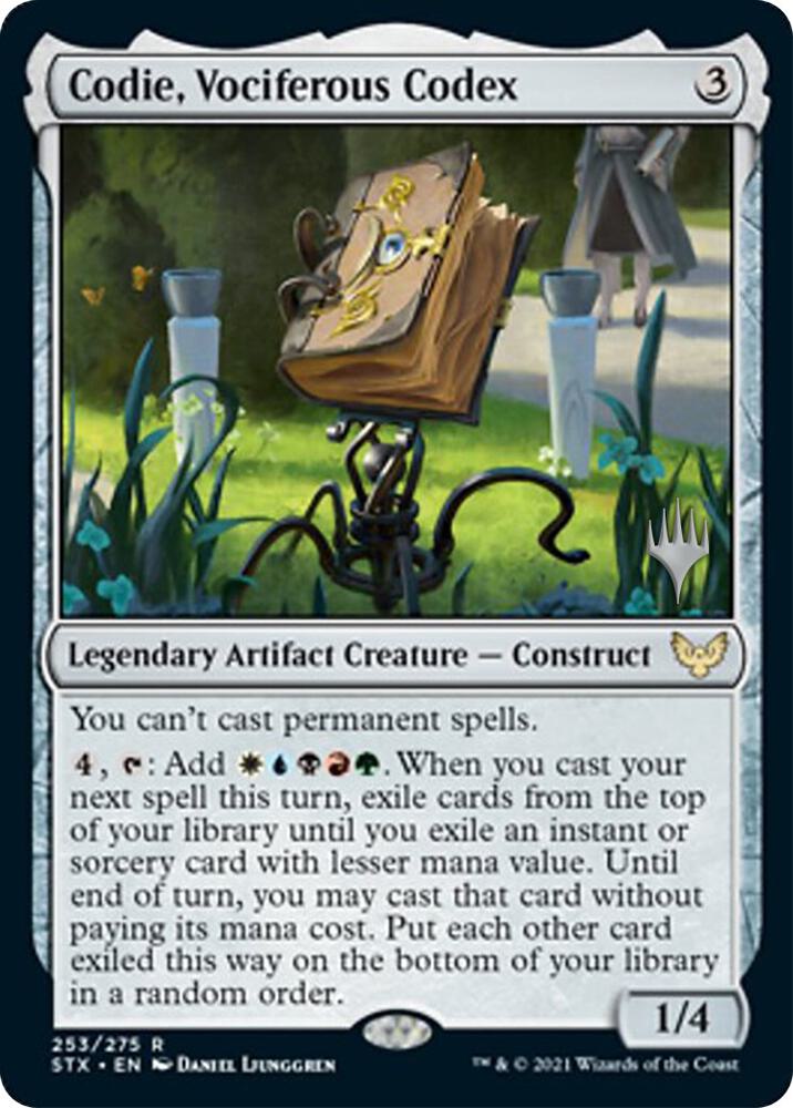 Codie, Vociferous Codex card image