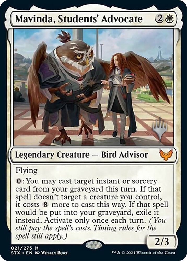 Mavinda, Students' Advocate card image