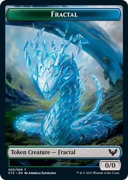 Fractal (3) // Avatar (1) Double-sided Token card image