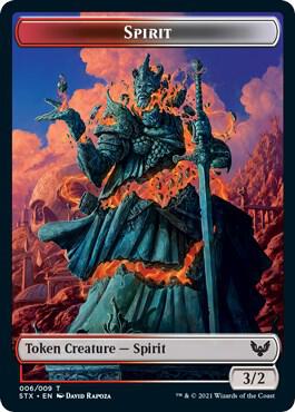 Spirit (6) // Inkling (4) Double-sided Token card image