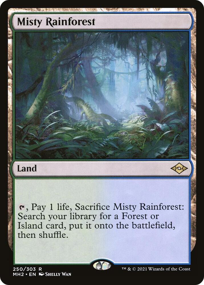 Misty Rainforest card image
