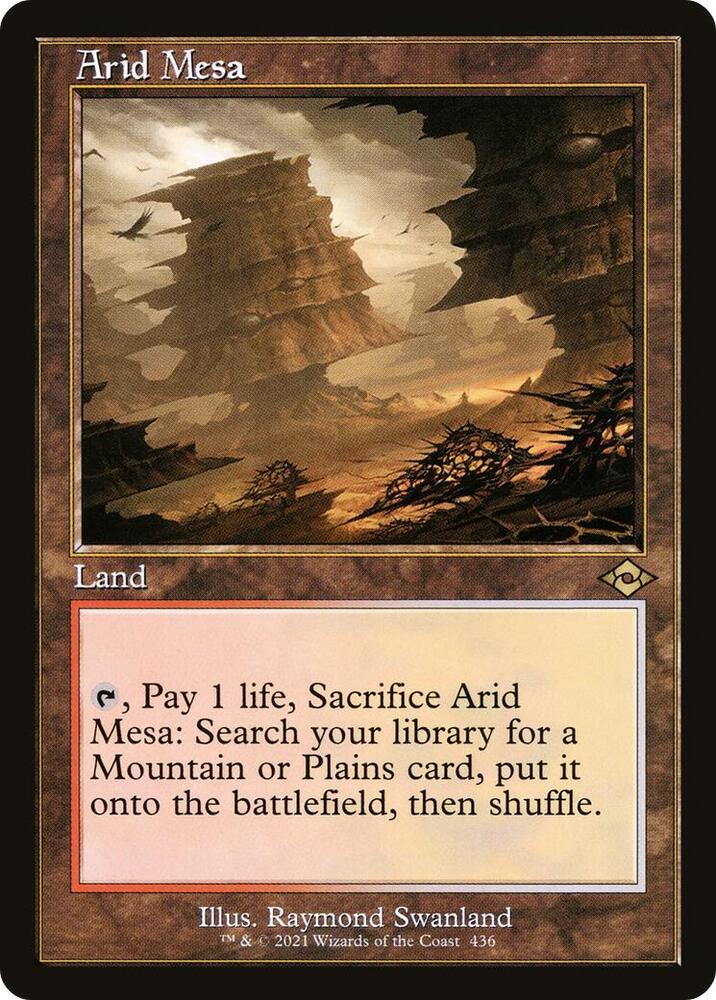 Arid Mesa (Retro Frame) card image