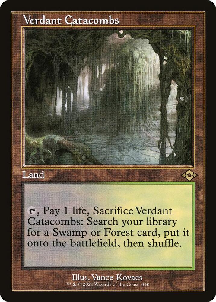 Verdant Catacombs (Retro Frame) card image