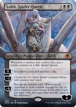 Lolth, Spider Queen (Borderless) card image