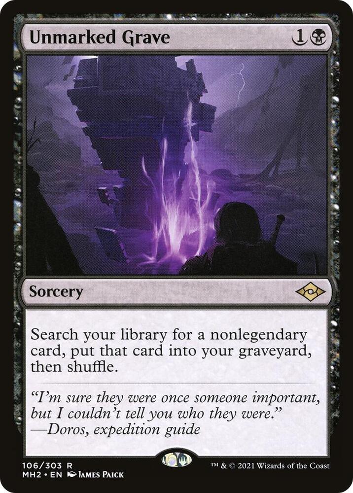 Unmarked Grave card image