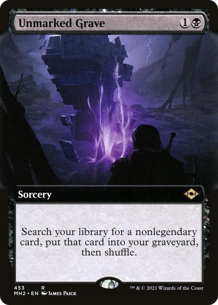 Unmarked Grave (Extended Art) card image