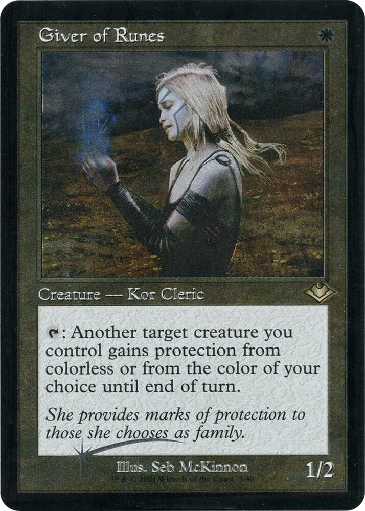 Giver of Runes (Retro Frame) (Foil Etched) card image