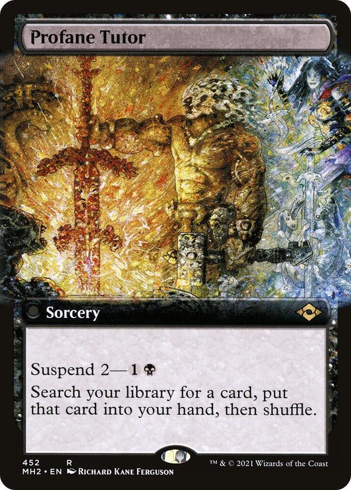 Profane Tutor (Extended Art) card image