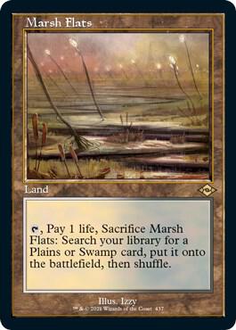 Marsh Flats (Retro Frame) (Foil Etched) card image