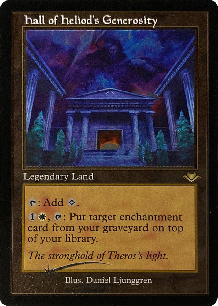 Hall of Heliod's Generosity (Retro Frame) (Foil Etched) card image