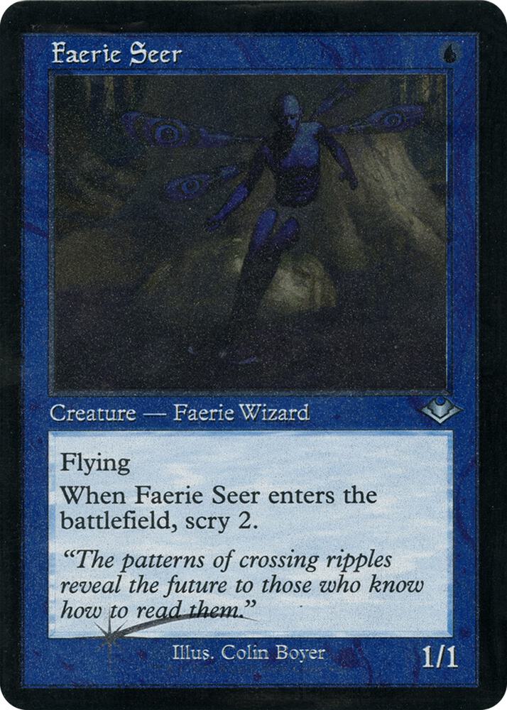 Faerie Seer (Retro Frame) (Foil Etched) card image