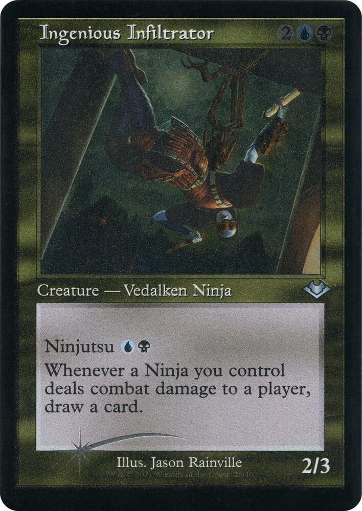 Ingenious Infiltrator (Retro Frame) (Foil Etched) card image