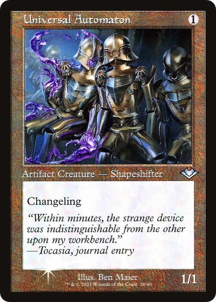 Universal Automaton (Retro Frame) card image