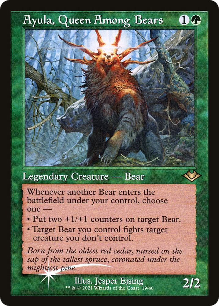Ayula, Queen Among Bears (Retro Frame) card image