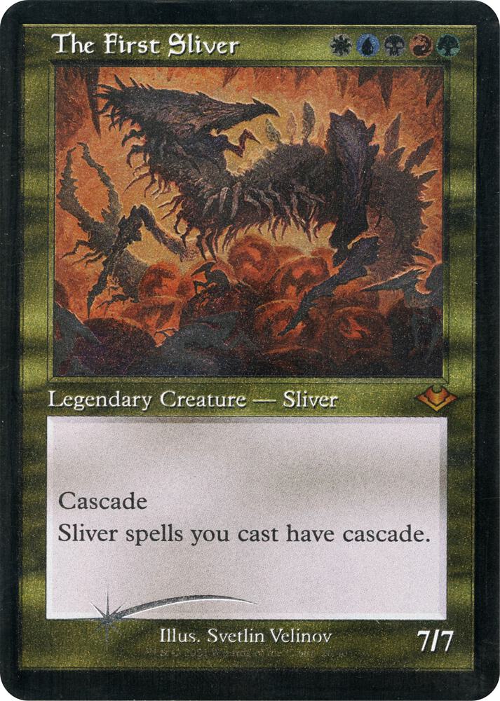 The First Sliver (Retro Frame) (Foil Etched) card image