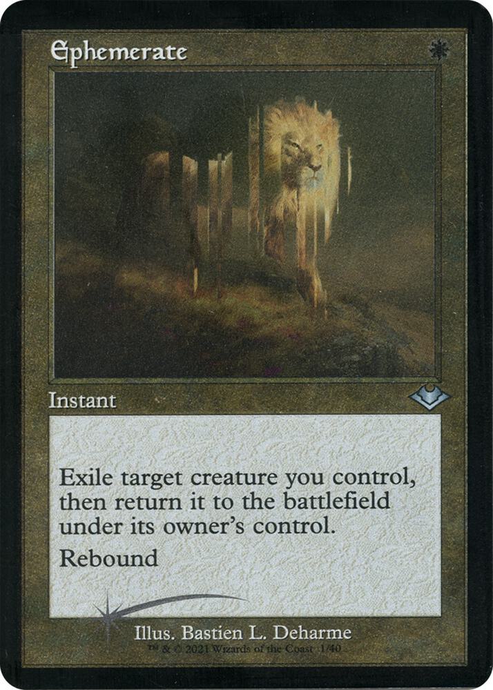 Ephemerate (Retro Frame) (Foil Etched) card image