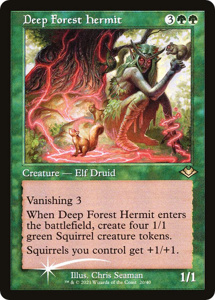 Deep Forest Hermit (Retro Frame) card image
