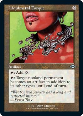 Liquimetal Torque (Retro Frame) (Foil Etched) card image