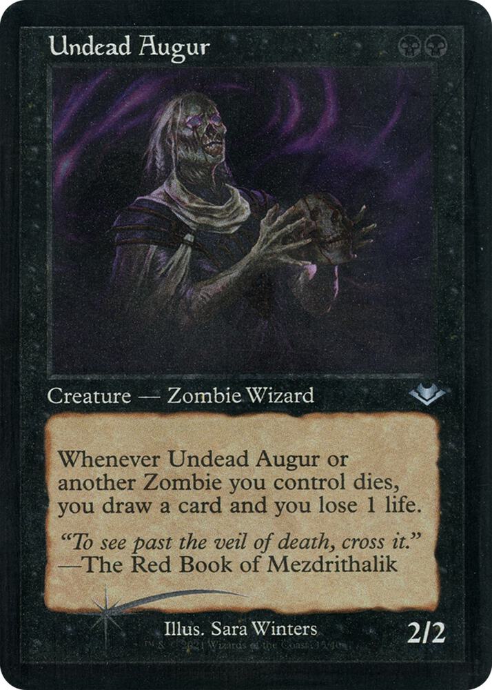 Undead Augur (Retro Frame) (Foil Etched) card image