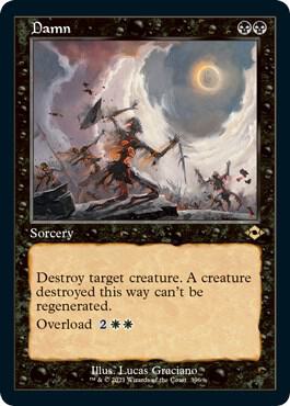 Damn (Retro Frame) (Foil Etched) card image