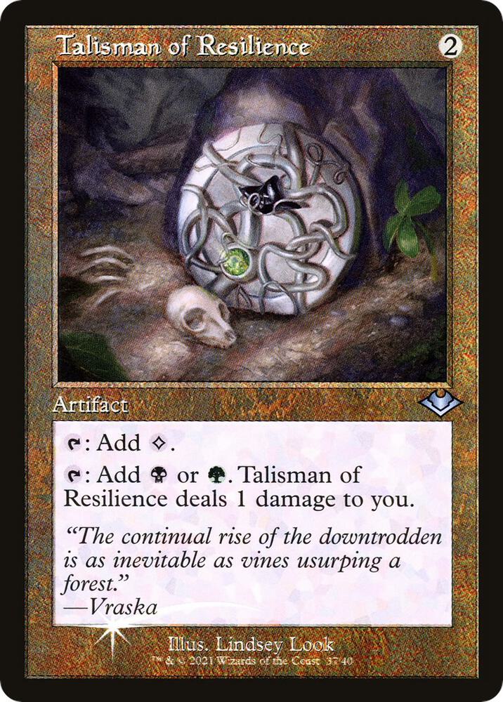 Talisman of Resilience (Retro Frame) card image