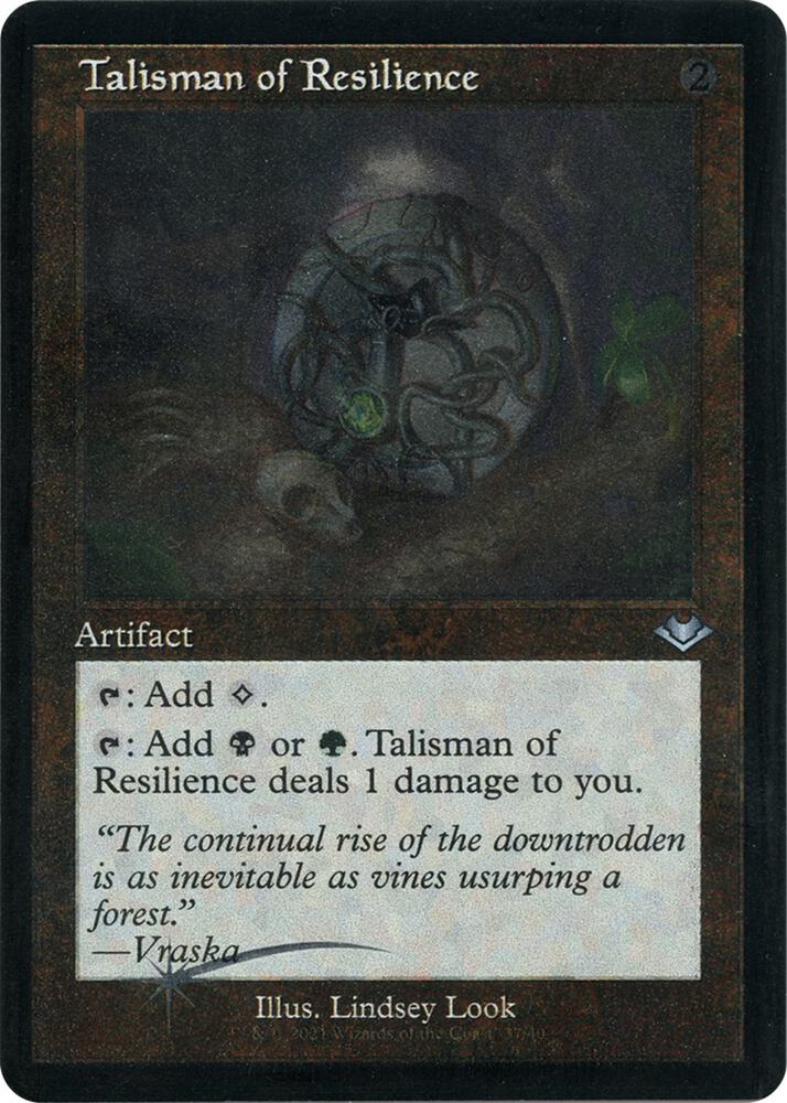 Talisman of Resilience (Retro Frame) (Foil Etched) card image