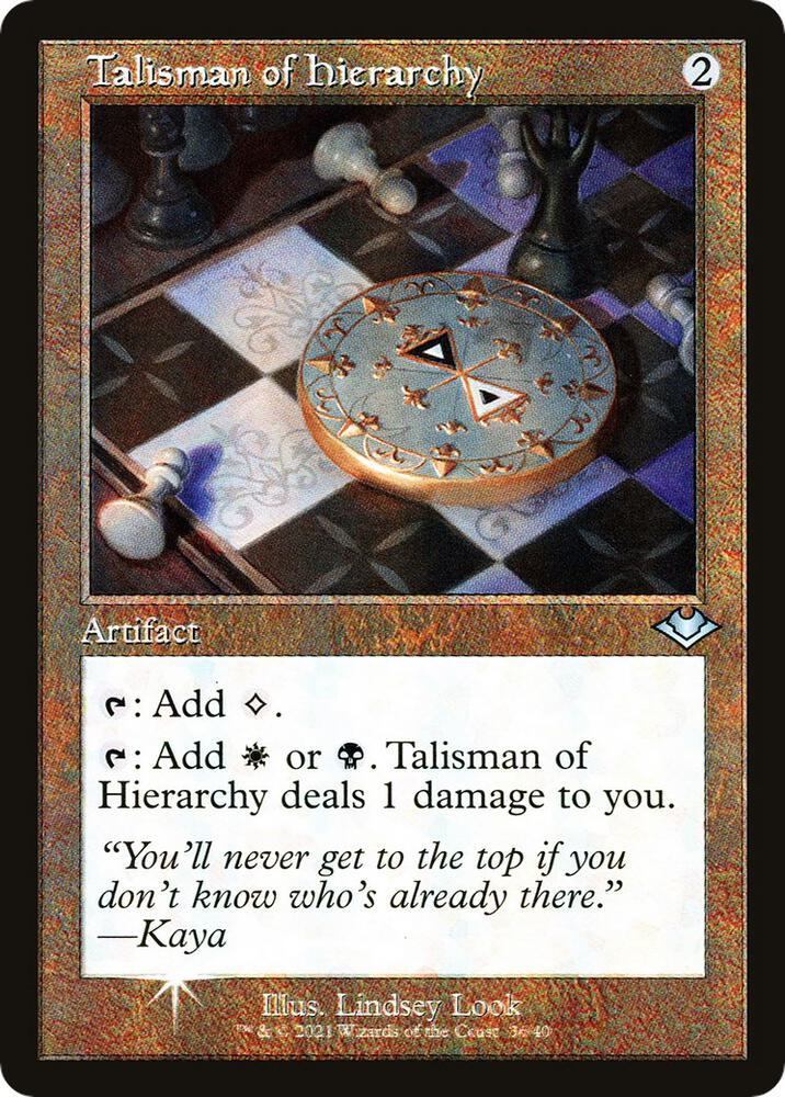 Talisman of Hierarchy (Retro Frame) card image