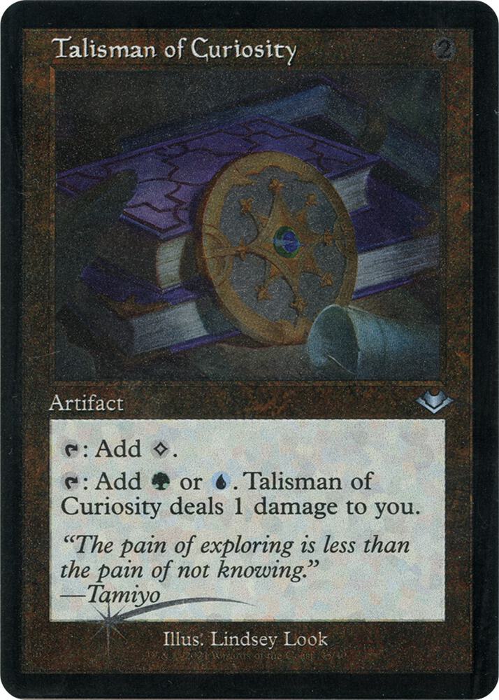 Talisman of Curiosity (Retro Frame) (Foil Etched) card image
