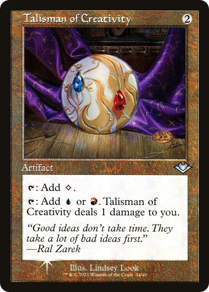Talisman of Creativity (Retro Frame) card image