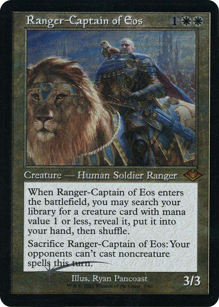 Ranger-Captain of Eos (Retro Frame) (Foil Etched) card image