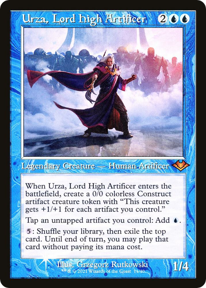 Urza, Lord High Artificer (Retro Frame) card image