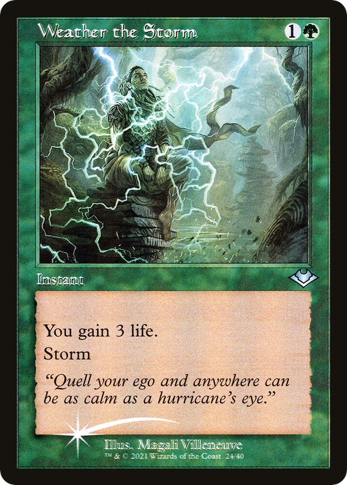 Weather the Storm (Retro Frame) card image